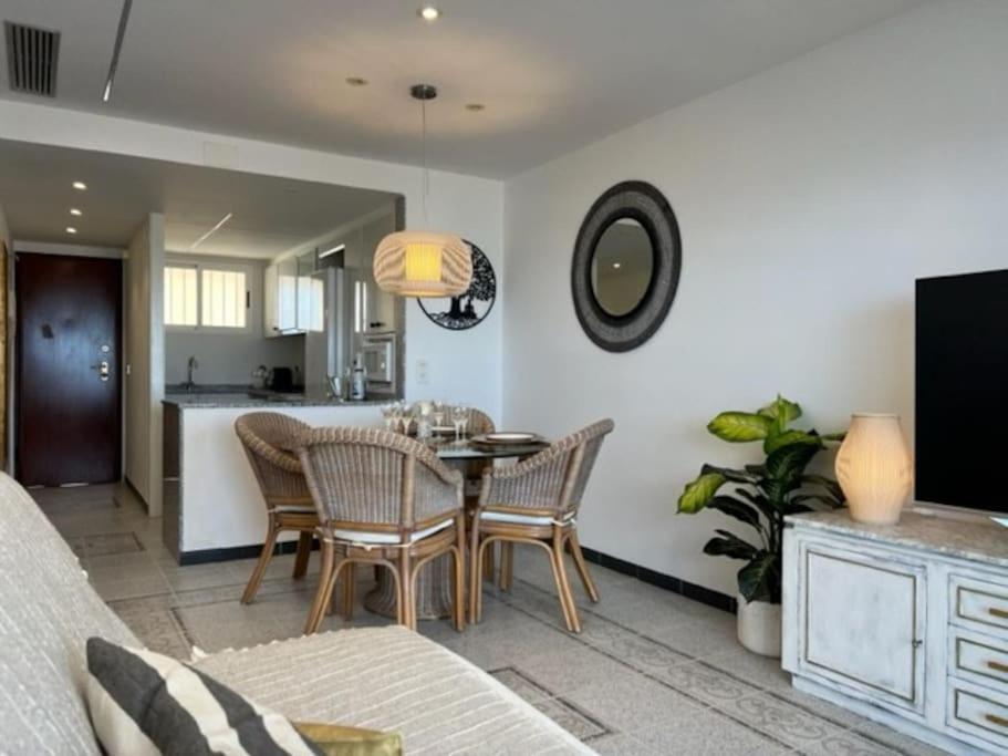 Apartamento 1ª Linea De Playa - Con Piscina Y Parking Playa de Gandia Buitenkant foto