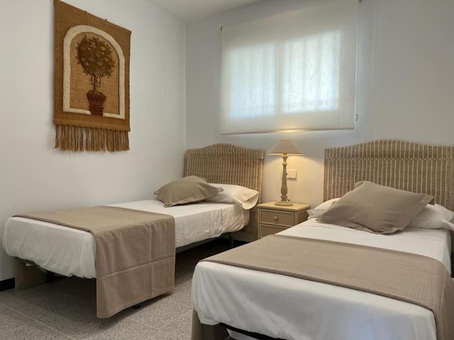 Apartamento 1ª Linea De Playa - Con Piscina Y Parking Playa de Gandia Buitenkant foto