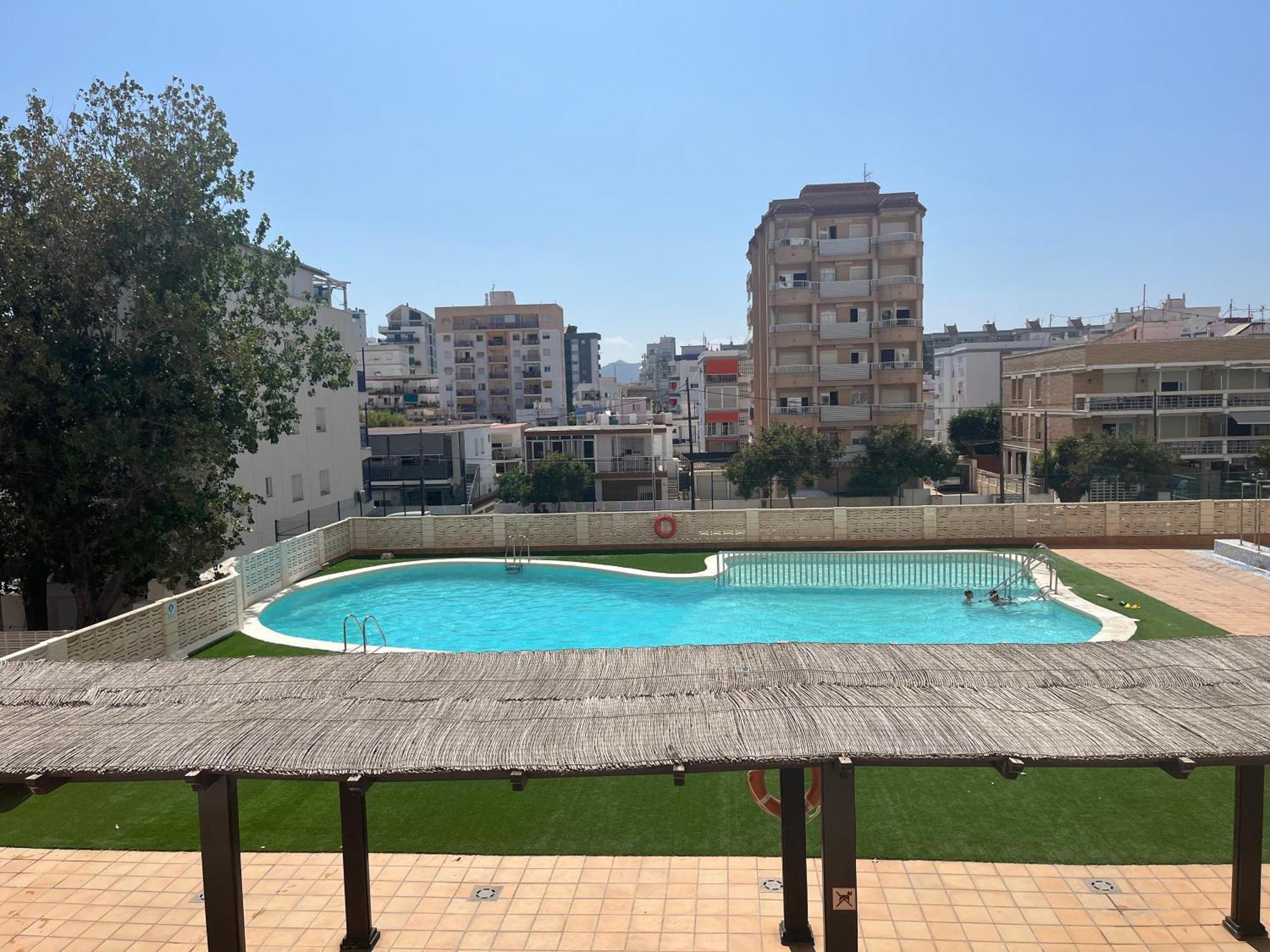 Apartamento 1ª Linea De Playa - Con Piscina Y Parking Playa de Gandia Buitenkant foto